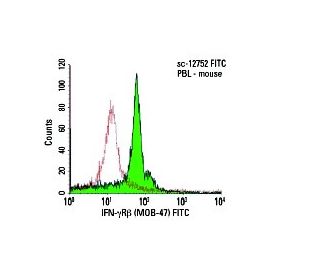 IFN-&gamma;R&beta; Antibody (MOB-47) - Flow Cytometry - Image 5986