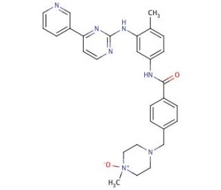 Imatinib (Piperidine)-N-oxide (CAS 571186-91-9) - chemical structure image