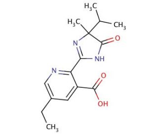 Imazethapyr (CAS 81335-77-5) - chemical structure image