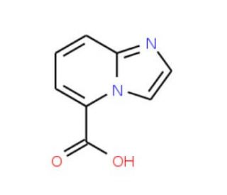 Imidazo[1,2-a]pyridine-5-carboxylic acid (CAS 479028-72-3) - chemical structure image