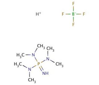 Iminotris(dimethylamino)phosphonium, tetrafluoroborate salt (CAS 181470-75-7) - chemical structure image