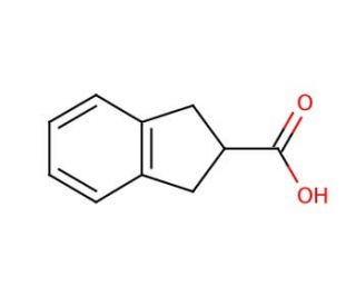 Indan-2-carboxylic acid (CAS 25177-85-9) - chemical structure image