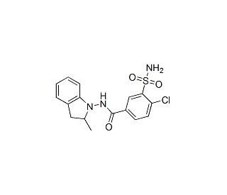 Indapamide (CAS 26807-65-8) - chemical structure image
