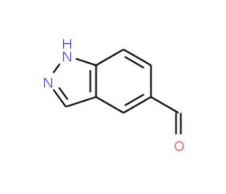 Indazole-5-carboxaldehyde (CAS 253801-04-6) - chemical structure image