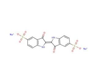 Indigo carmine (CAS 860-22-0) - chemical structure image