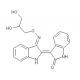 Indirubin-3′-(2,3-dihydroxypropyl)oximether - chemical structure image