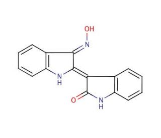 Indirubin-3&prime;-monoxime (CAS 160807-49-8) - chemical structure image