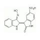 Indirubin-3′-monoxime-5-sulphonic Acid (CAS 331467-05-1) - chemical structure image