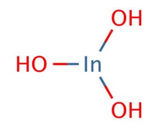 Indium(III) hydroxide (CAS 20661-21-6) - chemical structure image