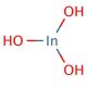 Indium(III) hydroxide (CAS 20661-21-6) - chemical structure image
