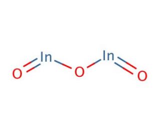 Indium(III) oxide (CAS 1312-43-2) - chemical structure image
