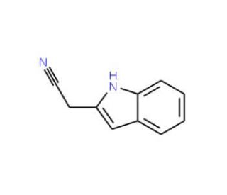 Indole-2-acetonitrile&#0;-13C2, 15N - chemical structure image