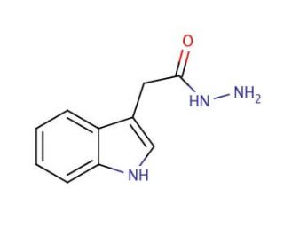 Indole-3-acetic hydrazide (CAS 5448-47-5) - chemical structure image