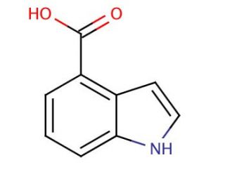 Indole-4-carboxylic acid (CAS 2124-55-2) - chemical structure image