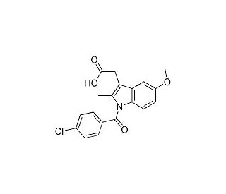 Indomethacin (CAS 53-86-1) - chemical structure image