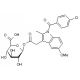 Indomethacin Acyl-β-D-glucuronide (CAS 75523-11-4) - chemical structure image