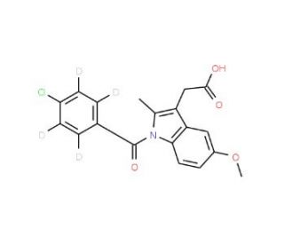Indomethacin-d4 (CAS 87377-08-0) - chemical structure image