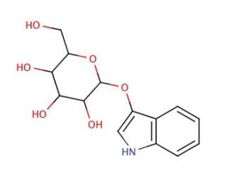 Indoxyl &beta;-D-galactopyranoside (CAS 126787-65-3) - chemical structure image
