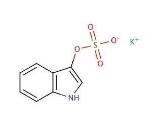 Indoxyl sulfate potassium salt (CAS 2642-37-7) - chemical structure image