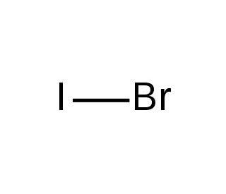 Iodine monobromide (CAS 7789-33-5) - chemical structure image