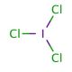 Iodine trichloride (CAS 865-44-1) - chemical structure image