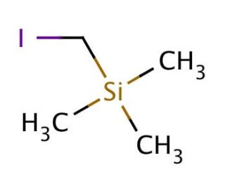 (Iodomethyl)trimethylsilane (CAS 4206-67-1) - chemical structure image