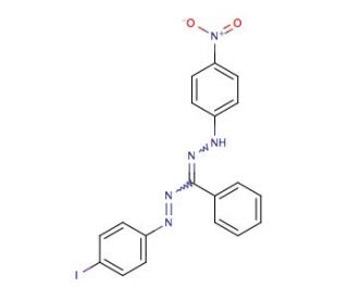 Iodonitrotetrazolium violet-formazan (CAS 7781-49-9) - chemical structure image