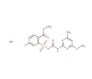 Iodosulfuron-methyl-sodium (CAS 144550-36-7) - chemical structure image