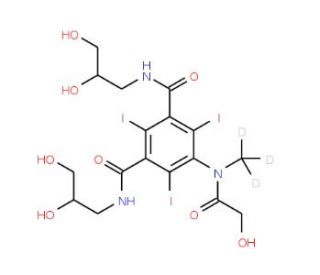 Iomeprol-d3 (CAS 1185146-41-1) - chemical structure image
