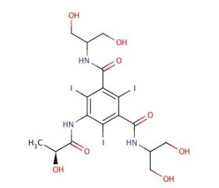Iopamidol (CAS 60166-93-0) - chemical structure image