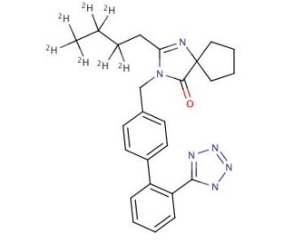 Irbesartan-d7 (CAS 1329496-43-6) - chemical structure image