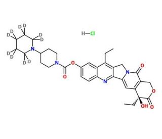 Irinotecan-d10 Hydrochloride (CAS 718612-62-5) - chemical structure image