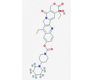 Irinotecan Labeled d10 (CAS 97682-44-5 (unlabeled)) - chemical structure image