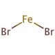 Iron(II) bromide (CAS 7789-46-0) - chemical structure image