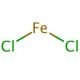 Iron(II) chloride (CAS 7758-94-3) - chemical structure image