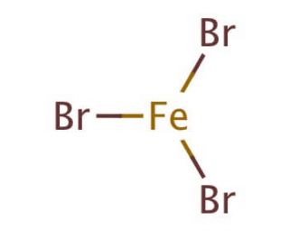 Iron(III) bromide (CAS 10031-26-2) - chemical structure image