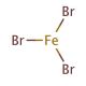 Iron(III) bromide (CAS 10031-26-2) - chemical structure image