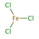 Iron(III) chloride (CAS 7705-08-0) - chemical structure image