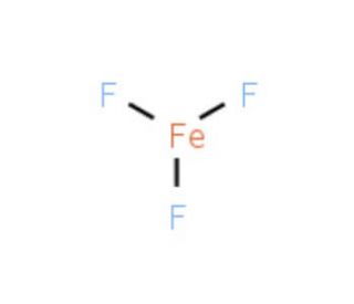 Iron(III) fluoride (CAS 7783-50-8) - chemical structure image
