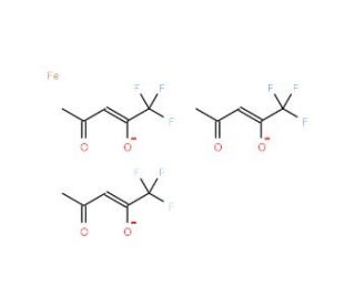 Iron (III) trifluoroacetylacetonate (CAS 14526-22-8) - chemical structure image