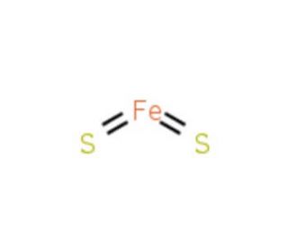 Iron sulfide (CAS 12068-85-8) - chemical structure image