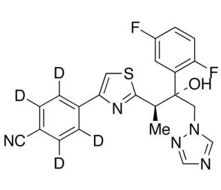 Isavuconazole-d4 - chemical structure image