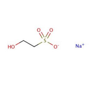 Isethionic acid sodium salt (CAS 1562-00-1) - chemical structure image