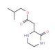 Isobutyl 2-(3-oxo-2-piperazinyl)acetate - chemical structure image