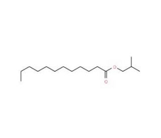 Isobutyl dodecanoate (CAS 37811-72-6) - chemical structure image