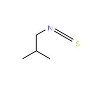isobutyl isothiocyanate (CAS 591-82-2) - chemical structure image