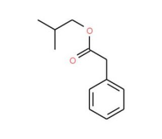 Isobutyl phenylacetate (CAS 102-13-6) - chemical structure image