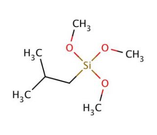 Isobutyl(trimethoxy)silane (CAS 18395-30-7) - chemical structure image