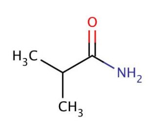 Isobutyramide (CAS 563-83-7) - chemical structure image