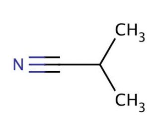 Isobutyronitrile (CAS 78-82-0) - chemical structure image